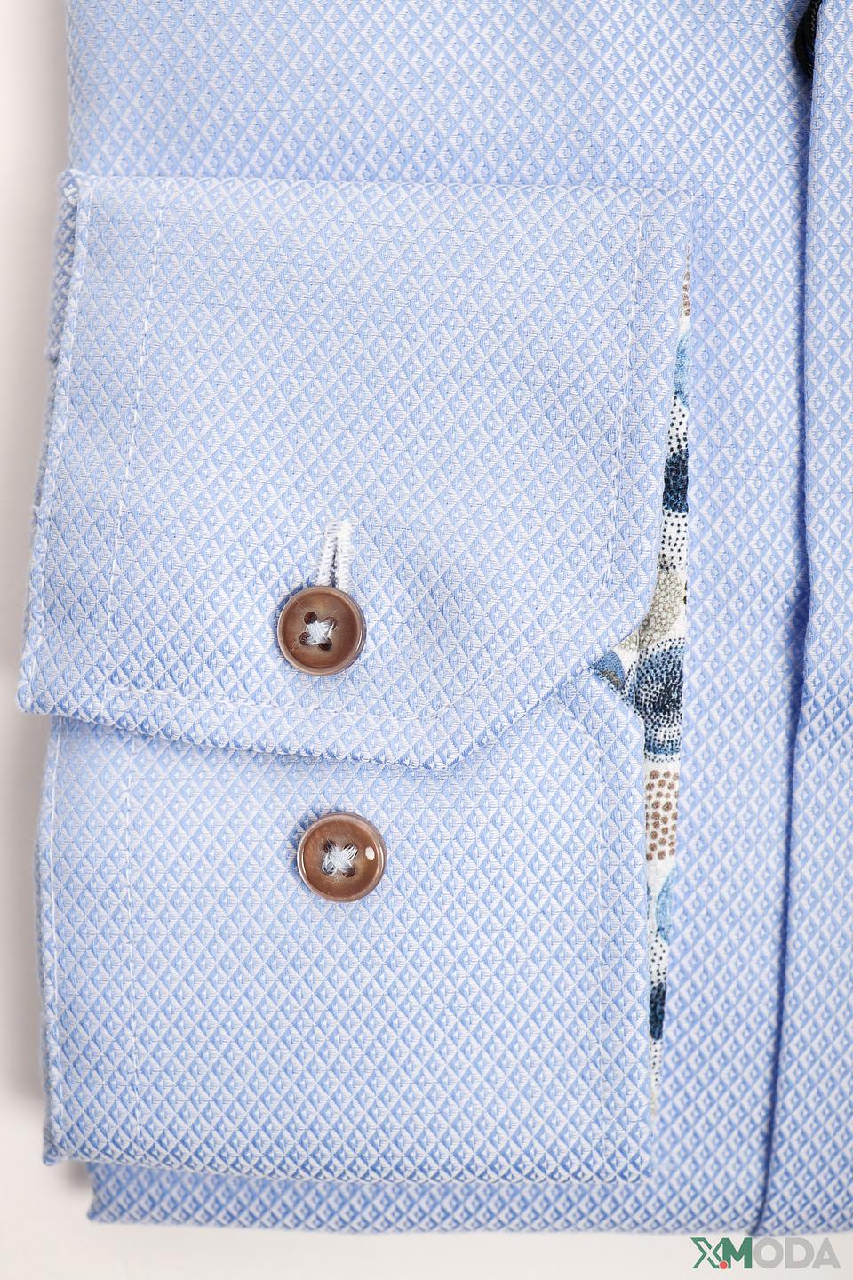 Рубашка Venti men голубая приталенная