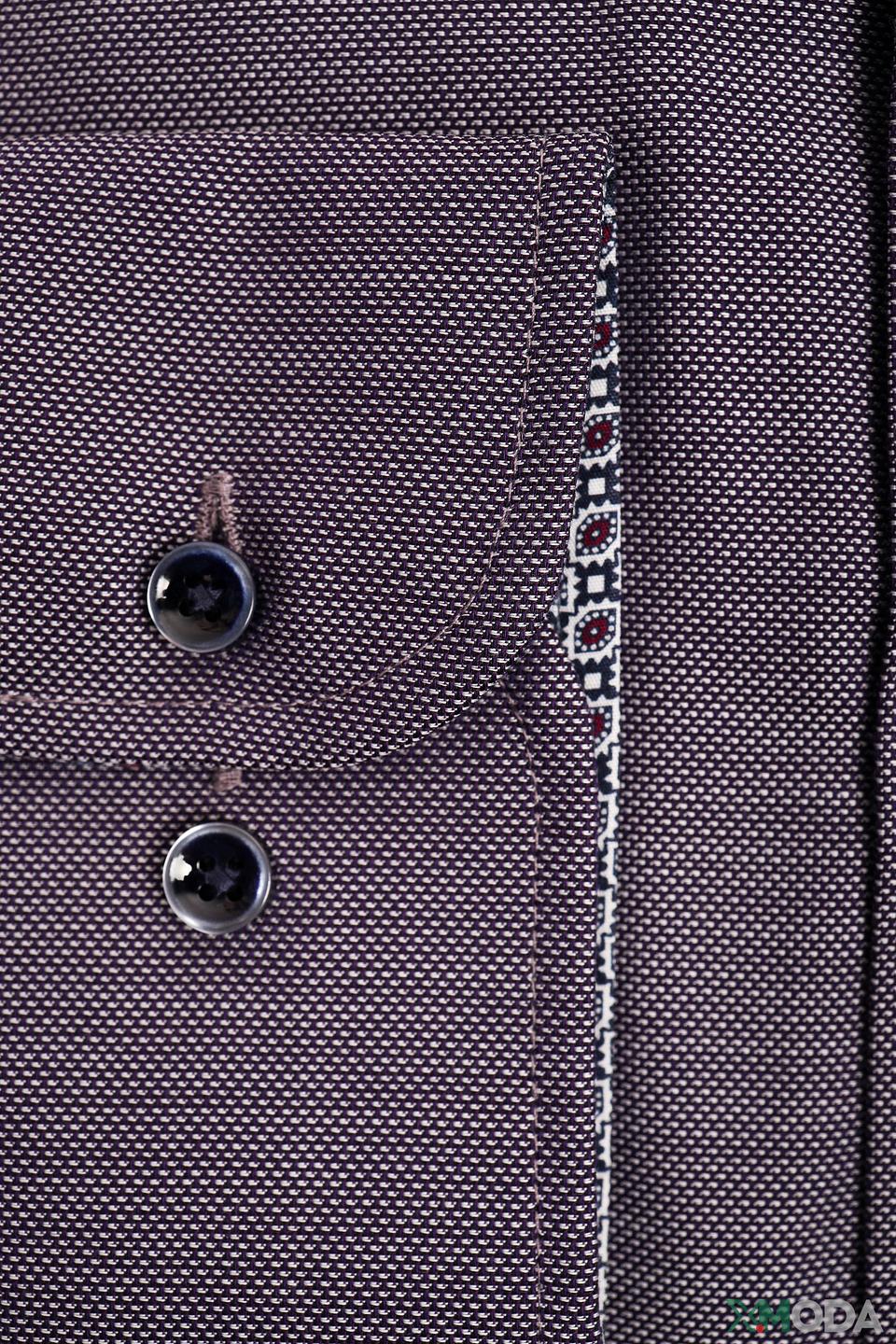 Рубашка Casa Moda с мелким рисунком серая