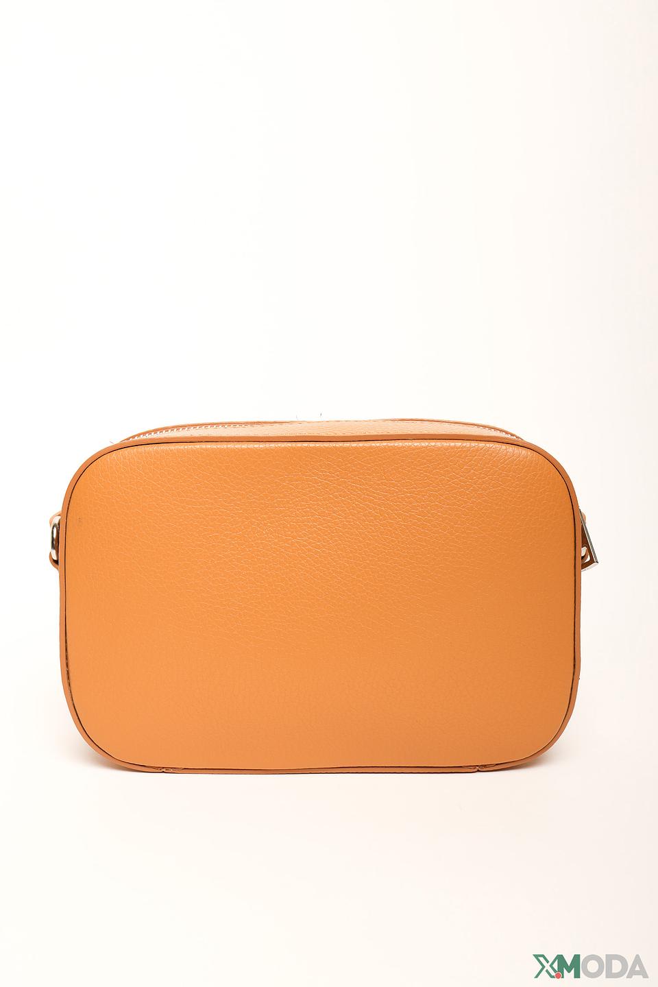 Сумка Marina Volpe кожа оранжевая