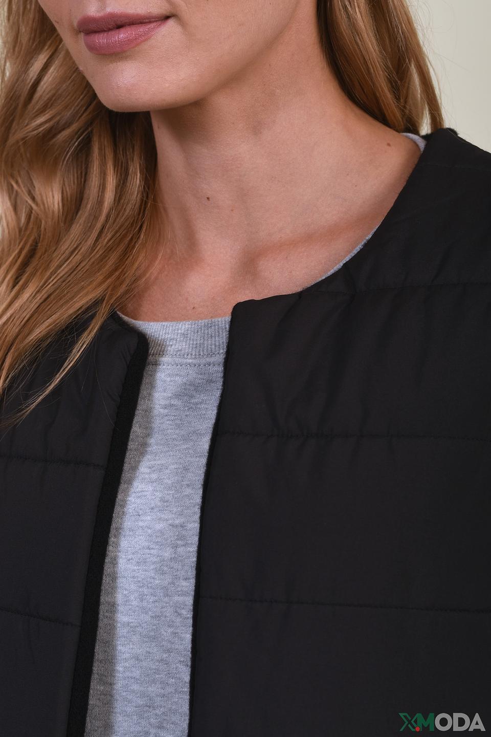 Жилет Marc Cain чёрный с бахромой