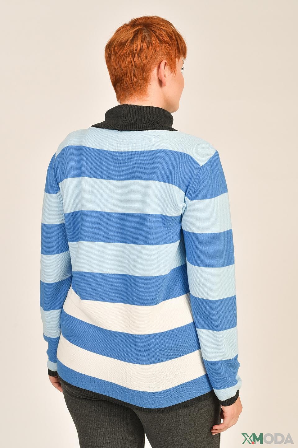 Водолазка Eugen Klein в полоску голубую