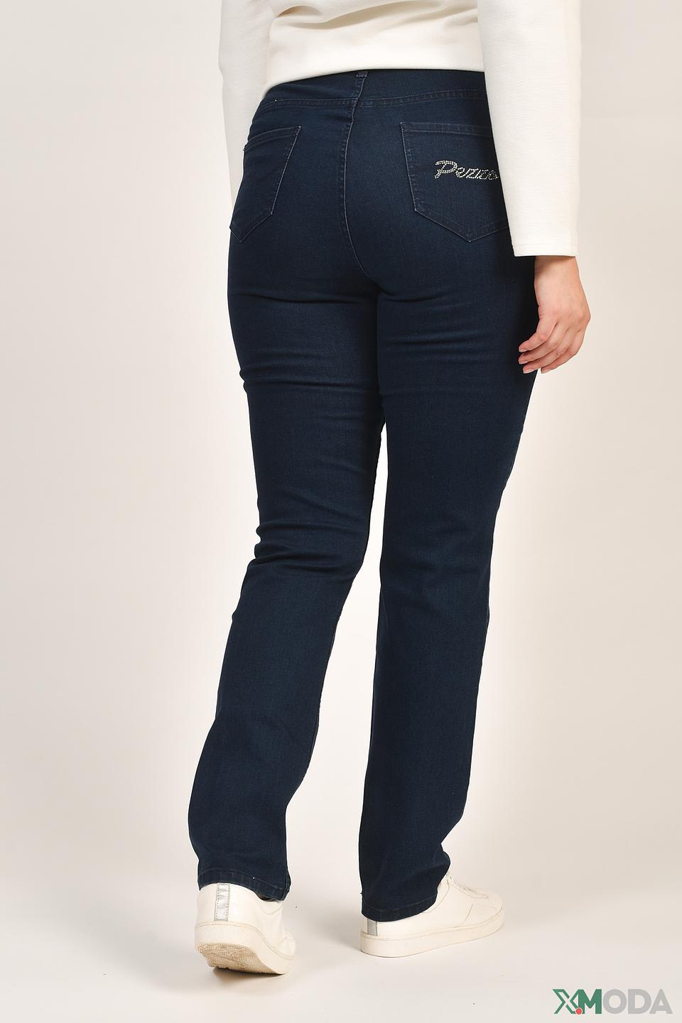 Джинсы Pezzo синие с вышивкой