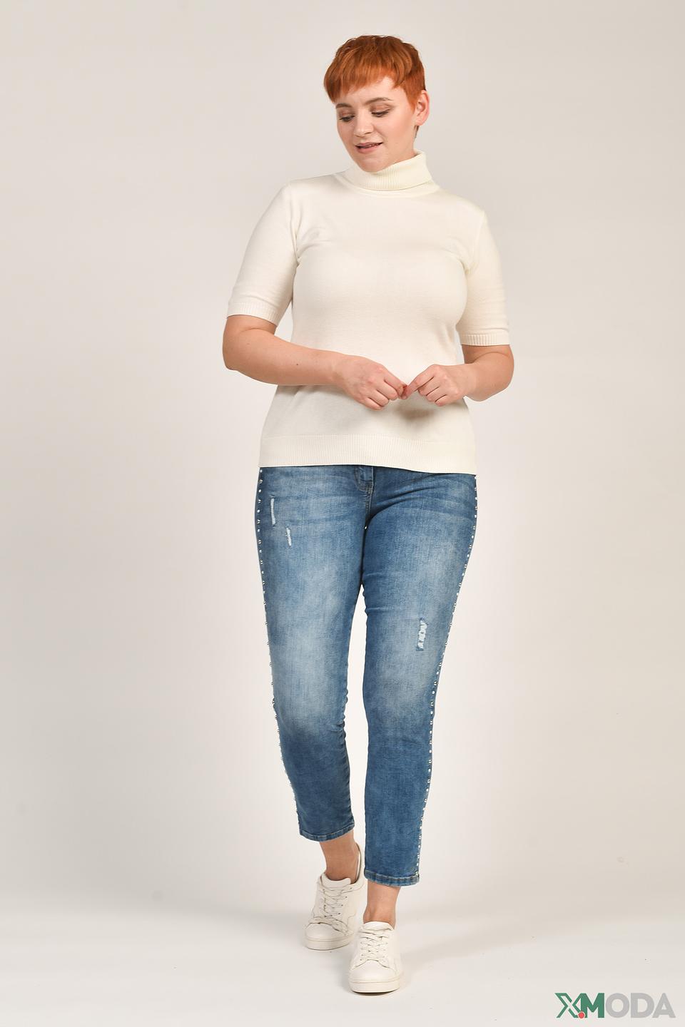 Джинсы Doris Streich с потертостями