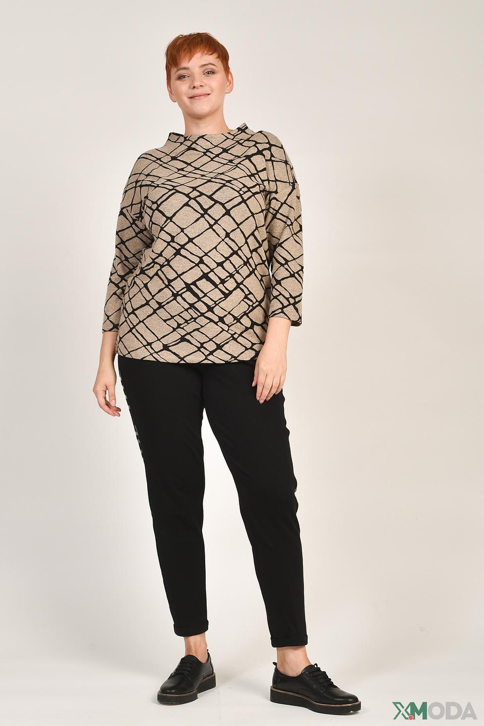 Брюки трикотажные Doris Streich черные