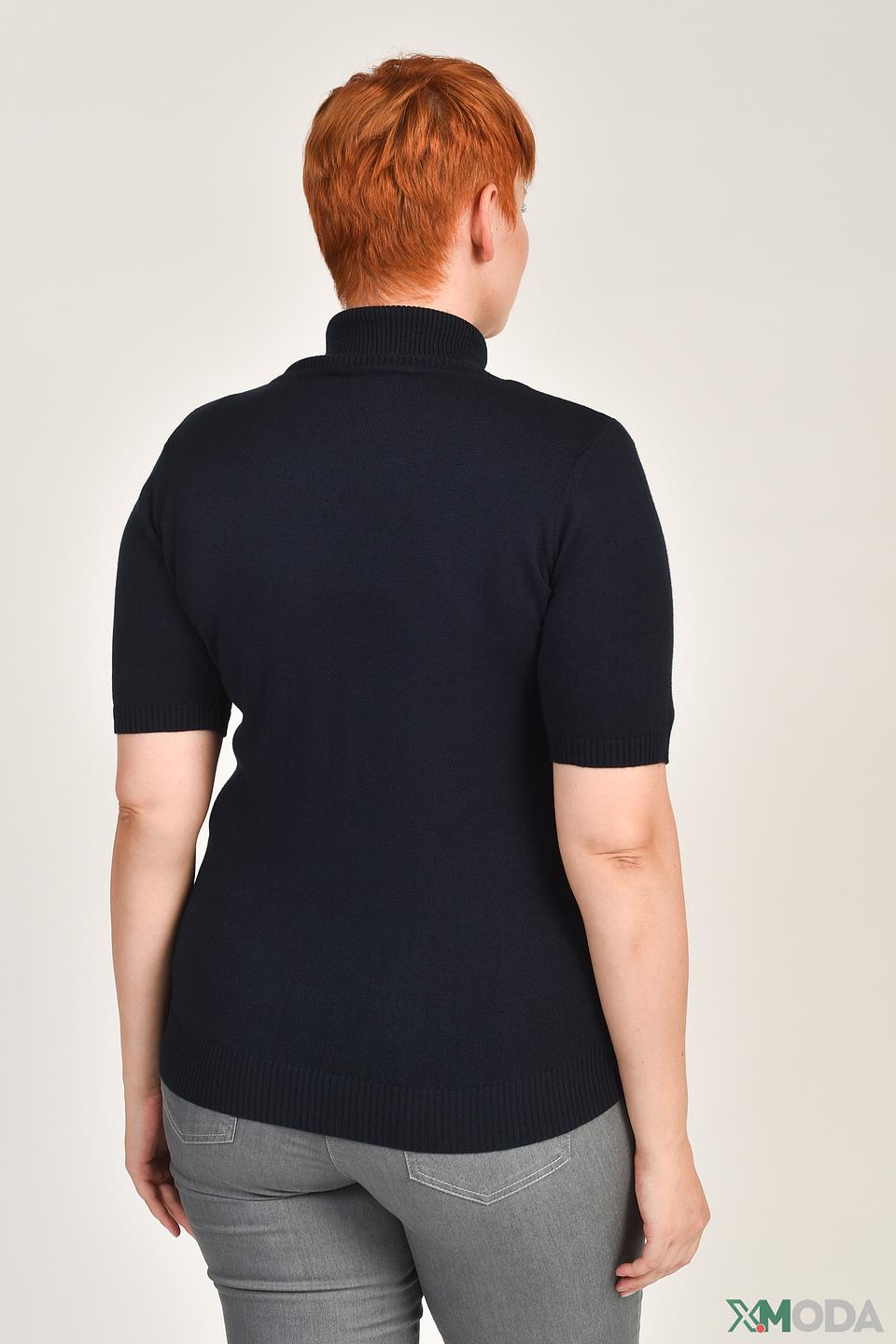 Пуловер Eugen Klein с воротником-стойкой чёрный