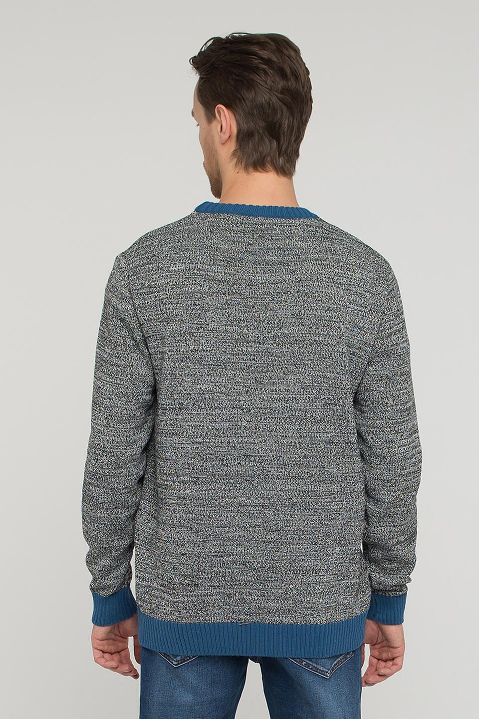 Джемпер VAY мужской серый с синим