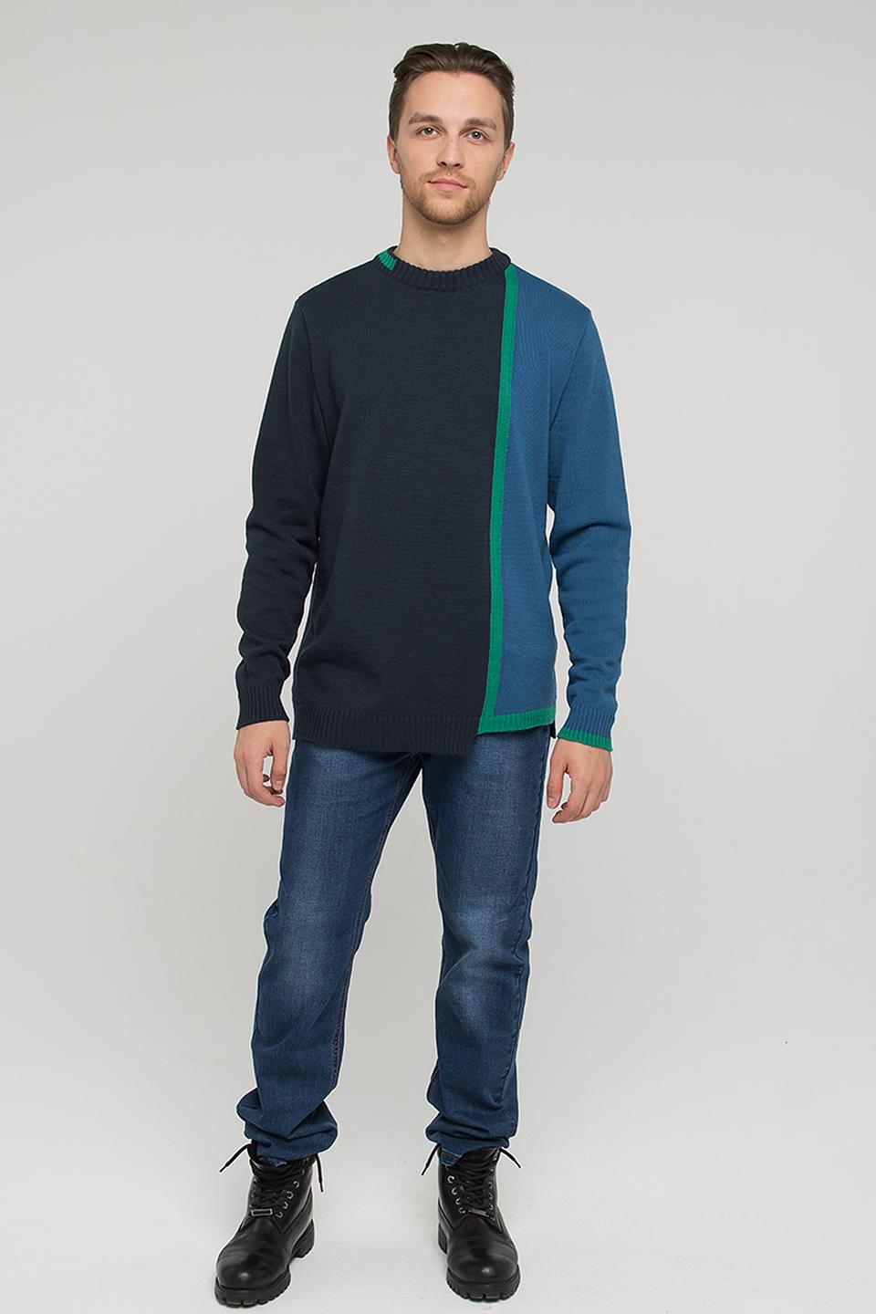 Джемпер VAY мужской двухцветный