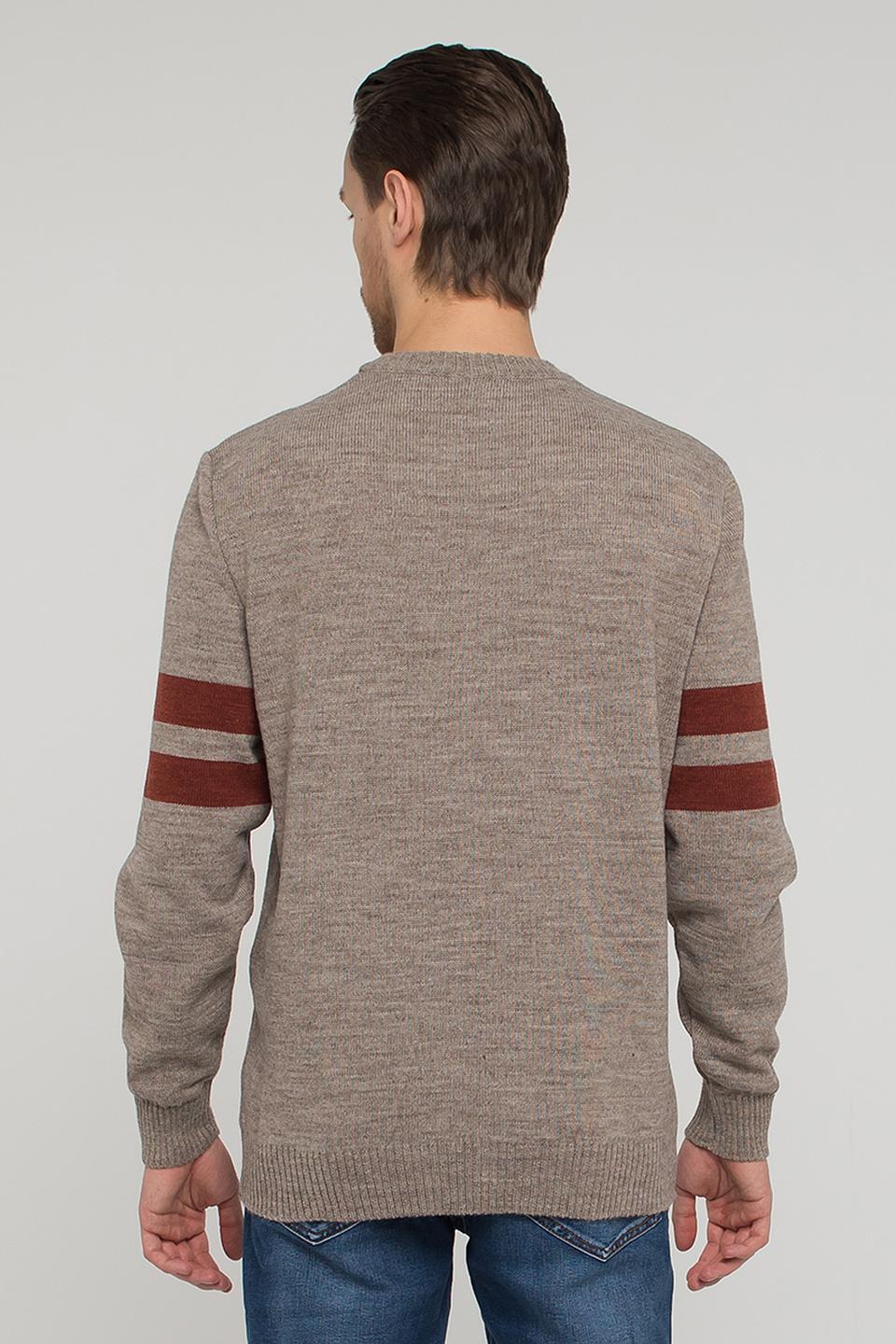 Джемпер VAY мужской в ромб серый