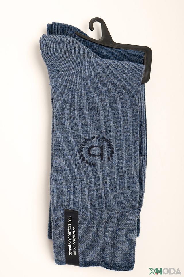 Носки Bugatti синие с логотипом