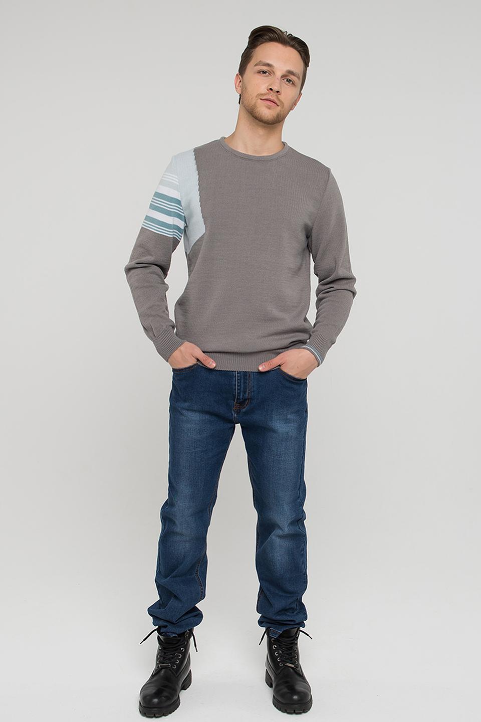 Джемпер BE YOU с цветовыми вставками