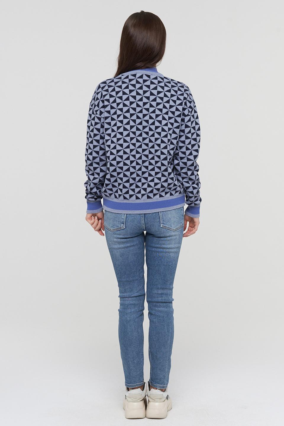 Джемпер BE YOU с геометрическим узором