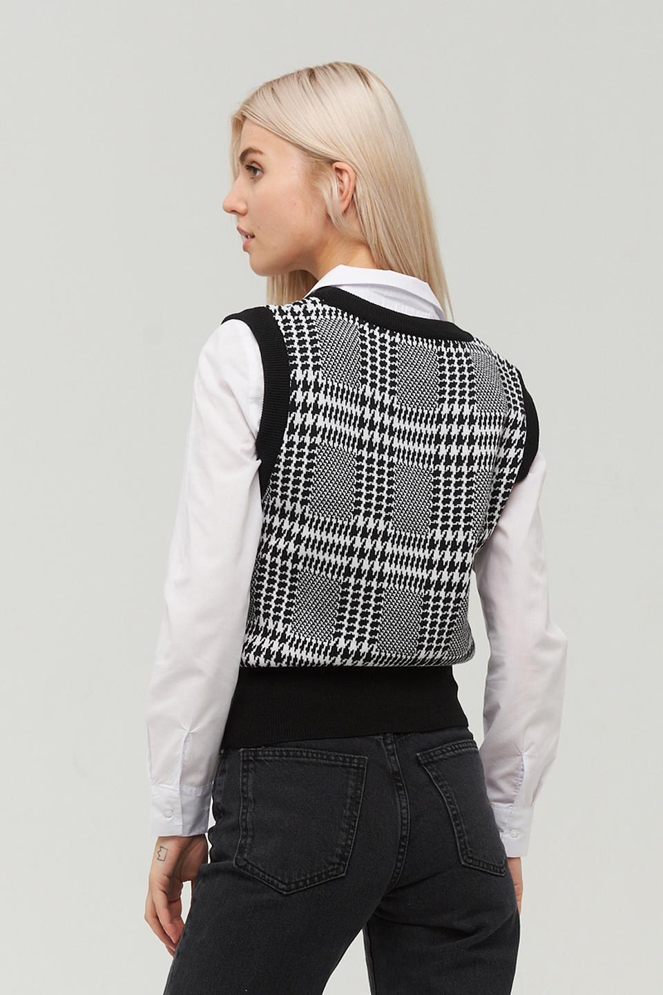 Жилет BE YOU в клетку