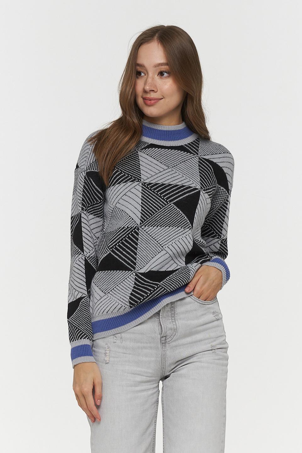 Джемпер BE YOU с геометрическим узором