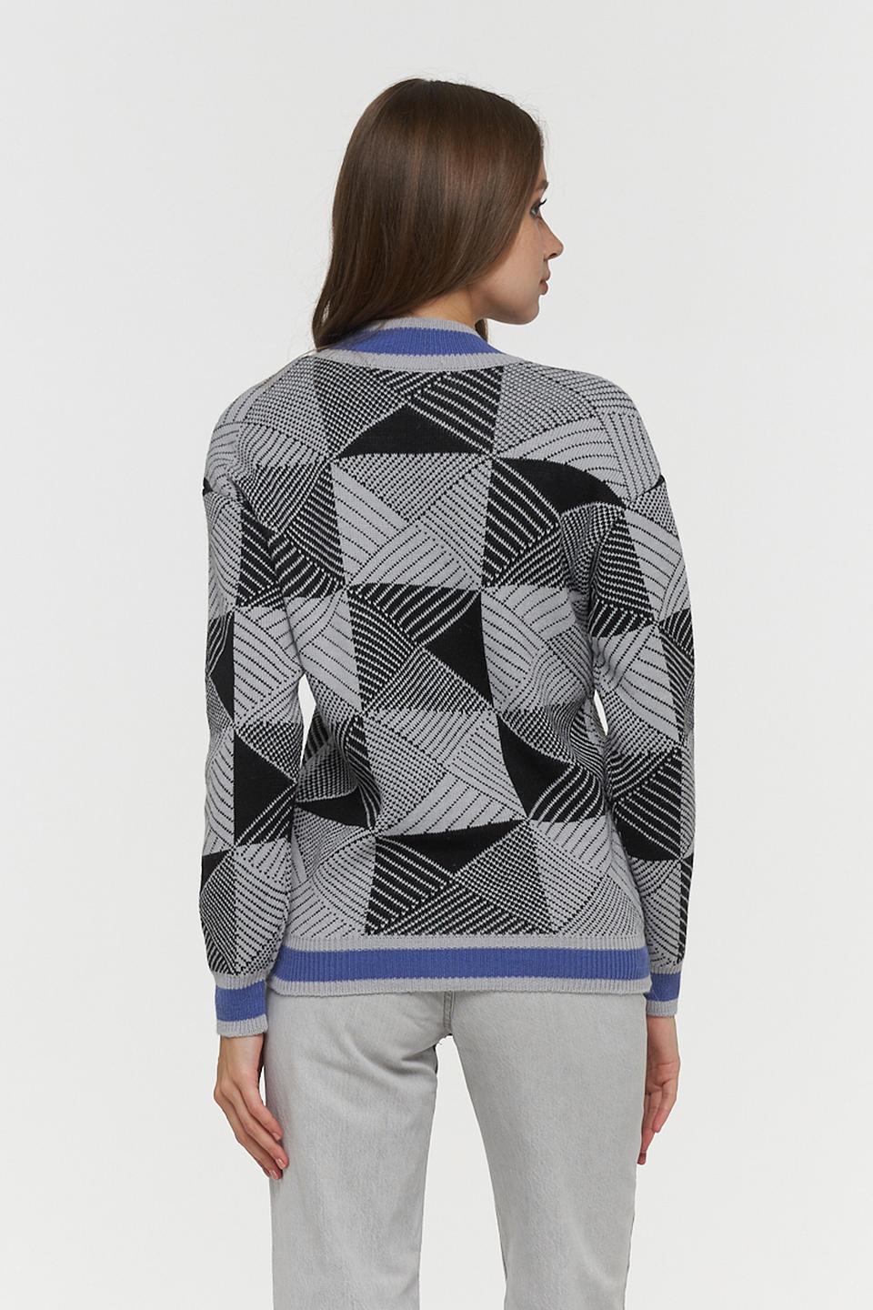 Джемпер BE YOU с геометрическим узором