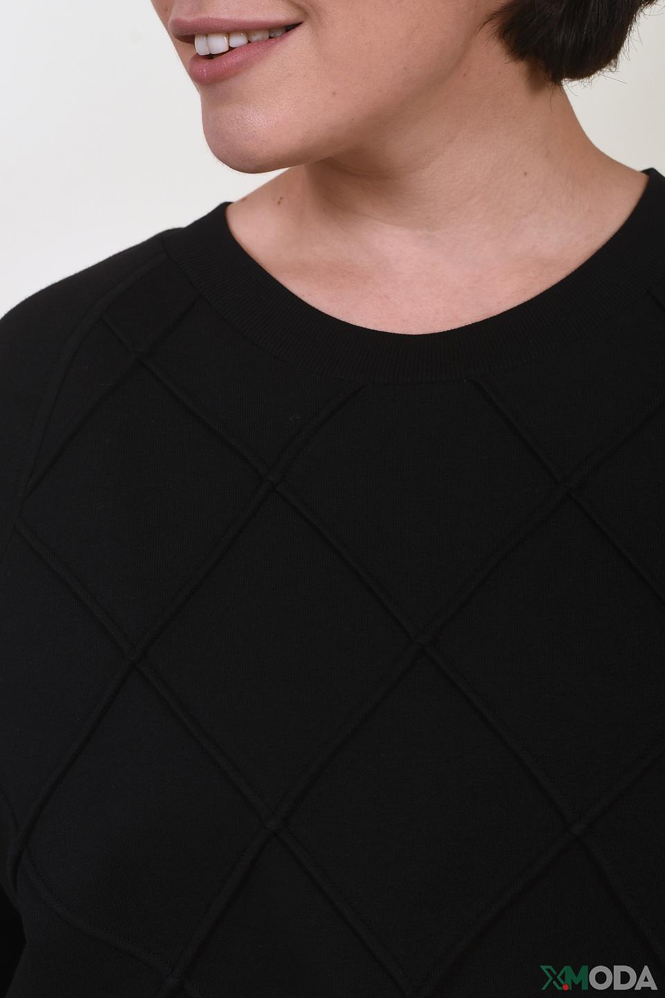 Пуловер Margittes с ромбами чёрный