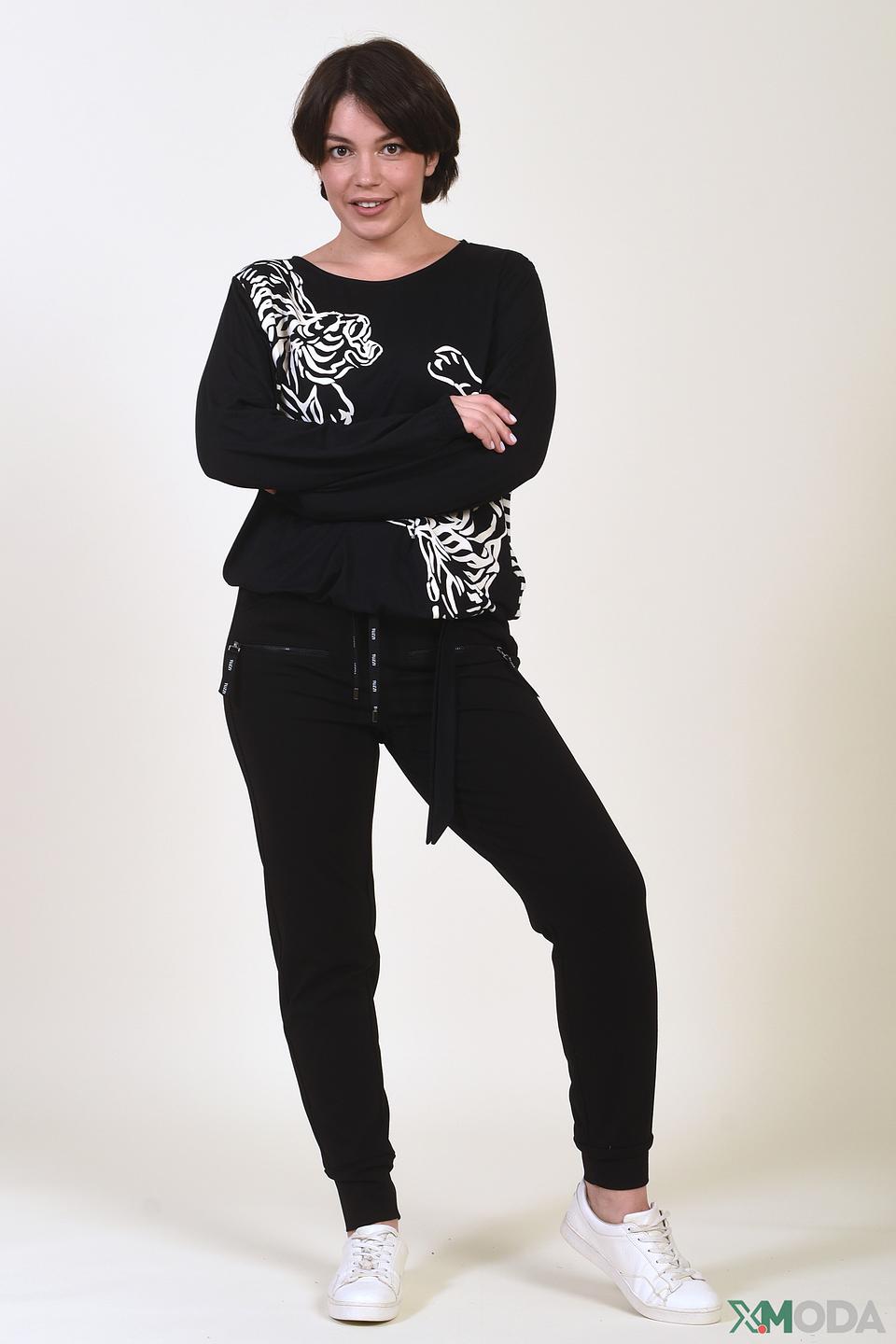 Джемпер Tuzzi с тигром чёрный