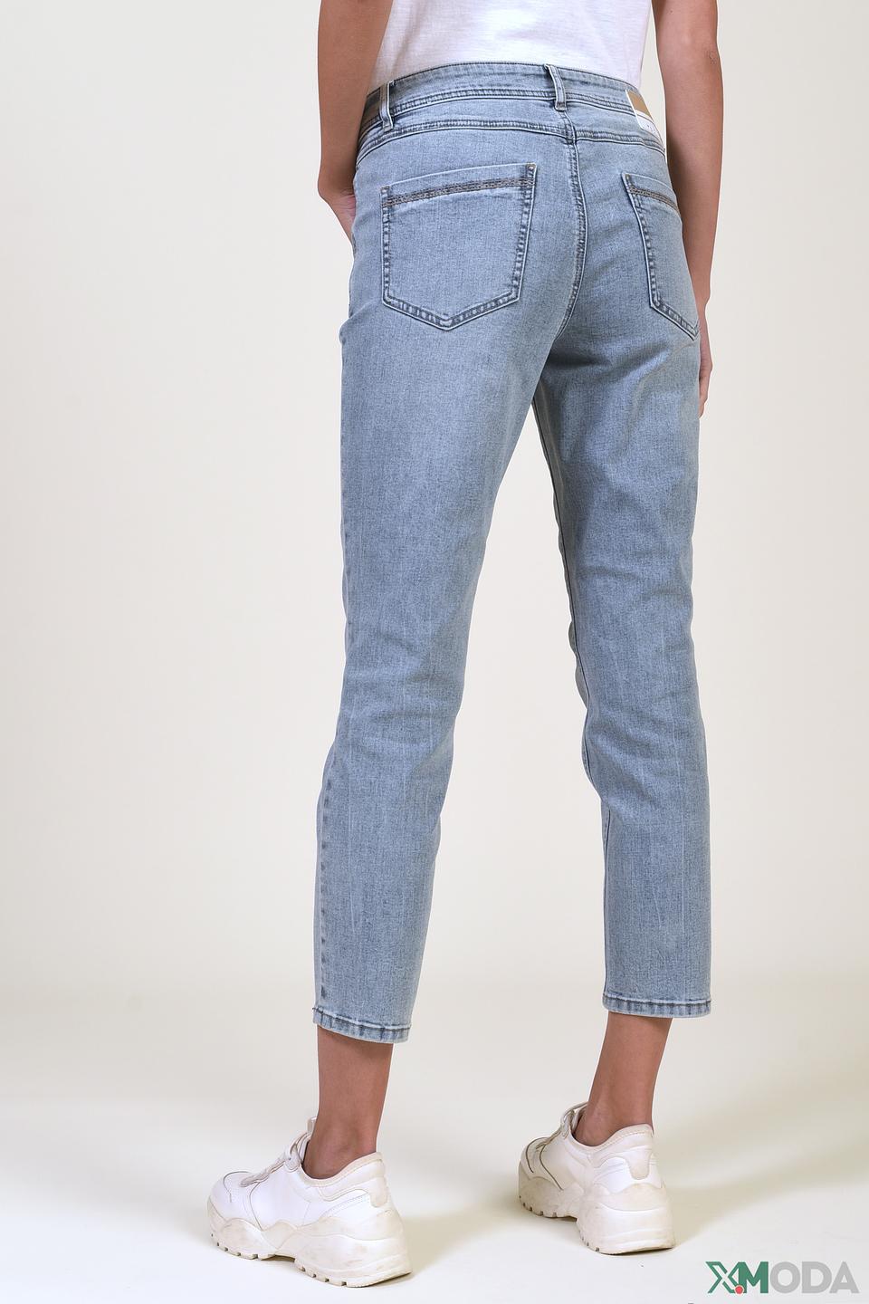 Джинсы Taifun с потертостями голубые