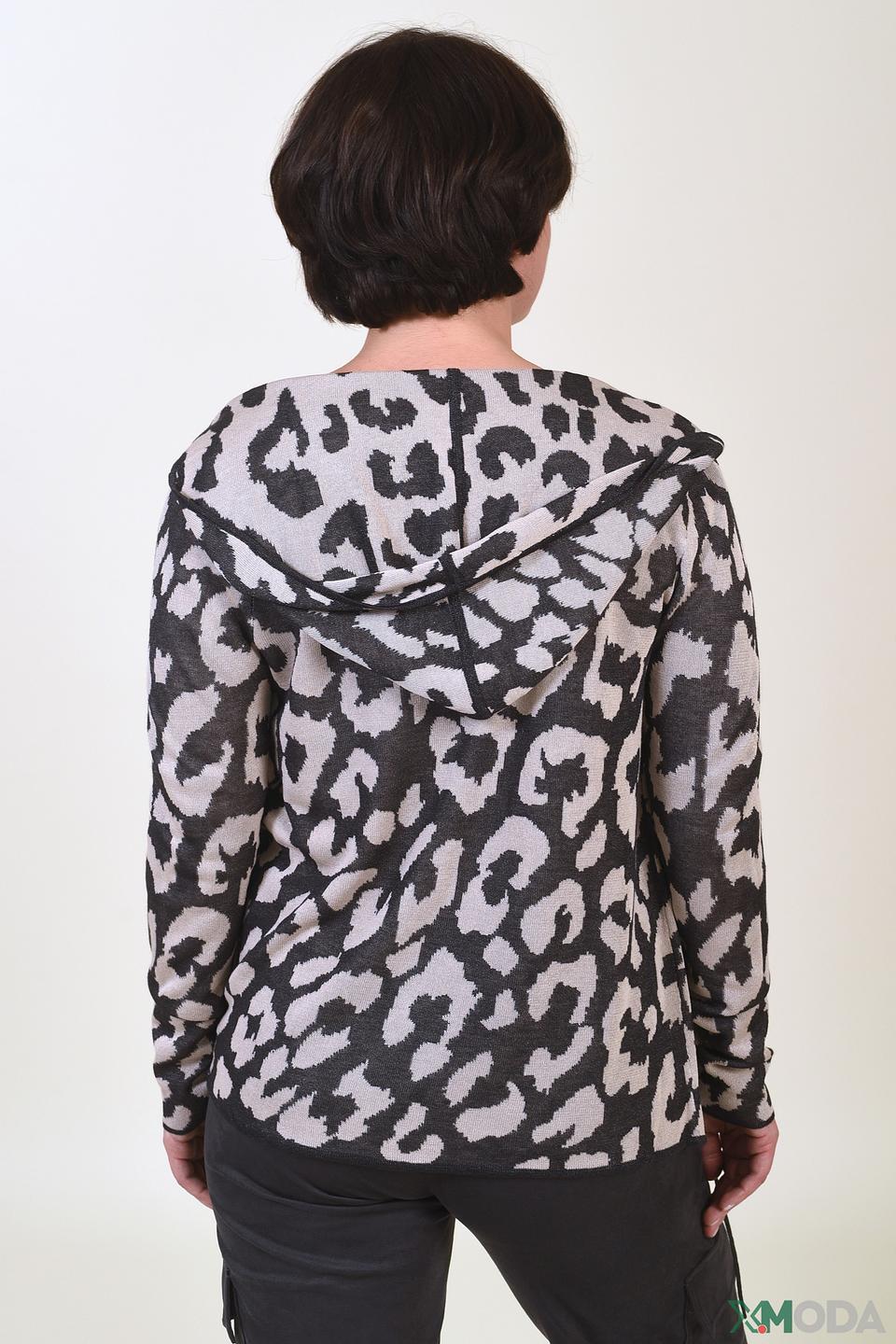 Жакет Via Appia с леопардовым принтом