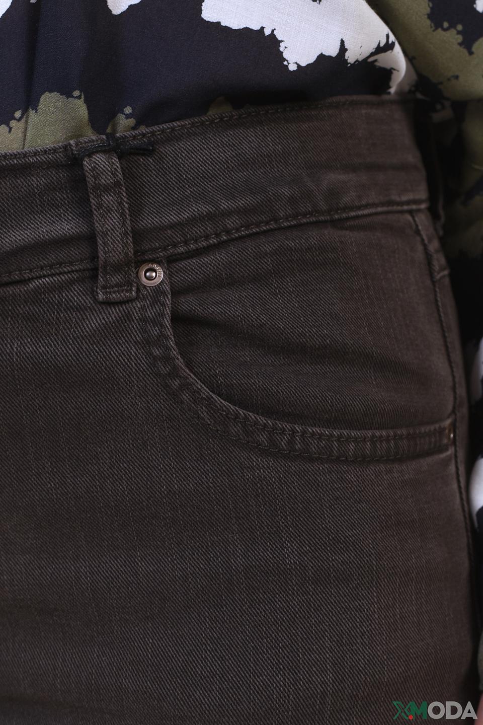 Джинсы Angels с потертостями хаки