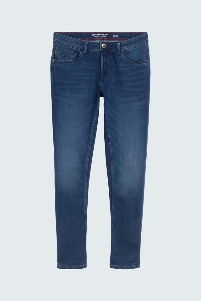 Синие зауженные джинсы Tom Tailor
