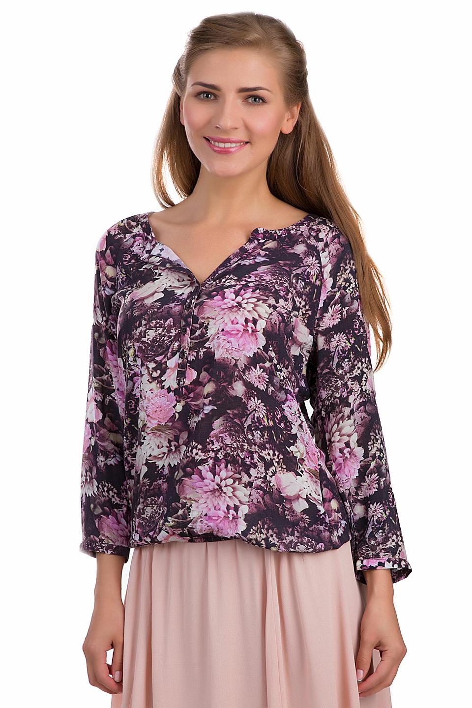 Блуза Tom Tailor с цветочным принтом