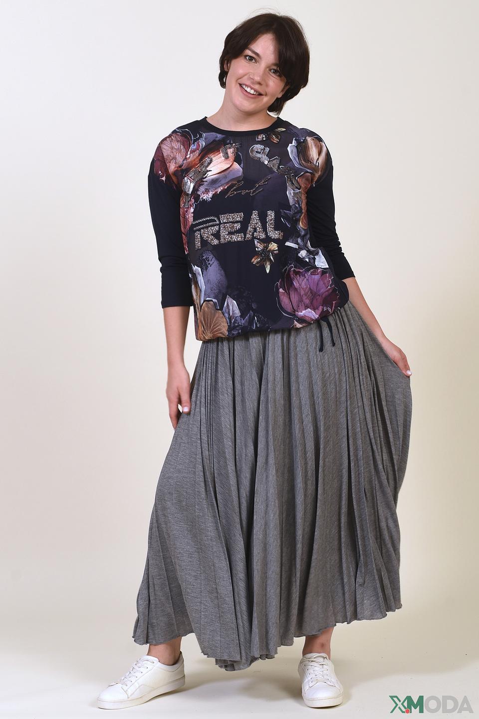 Лонгслив Betty Barclay с цветочным принтом, черный