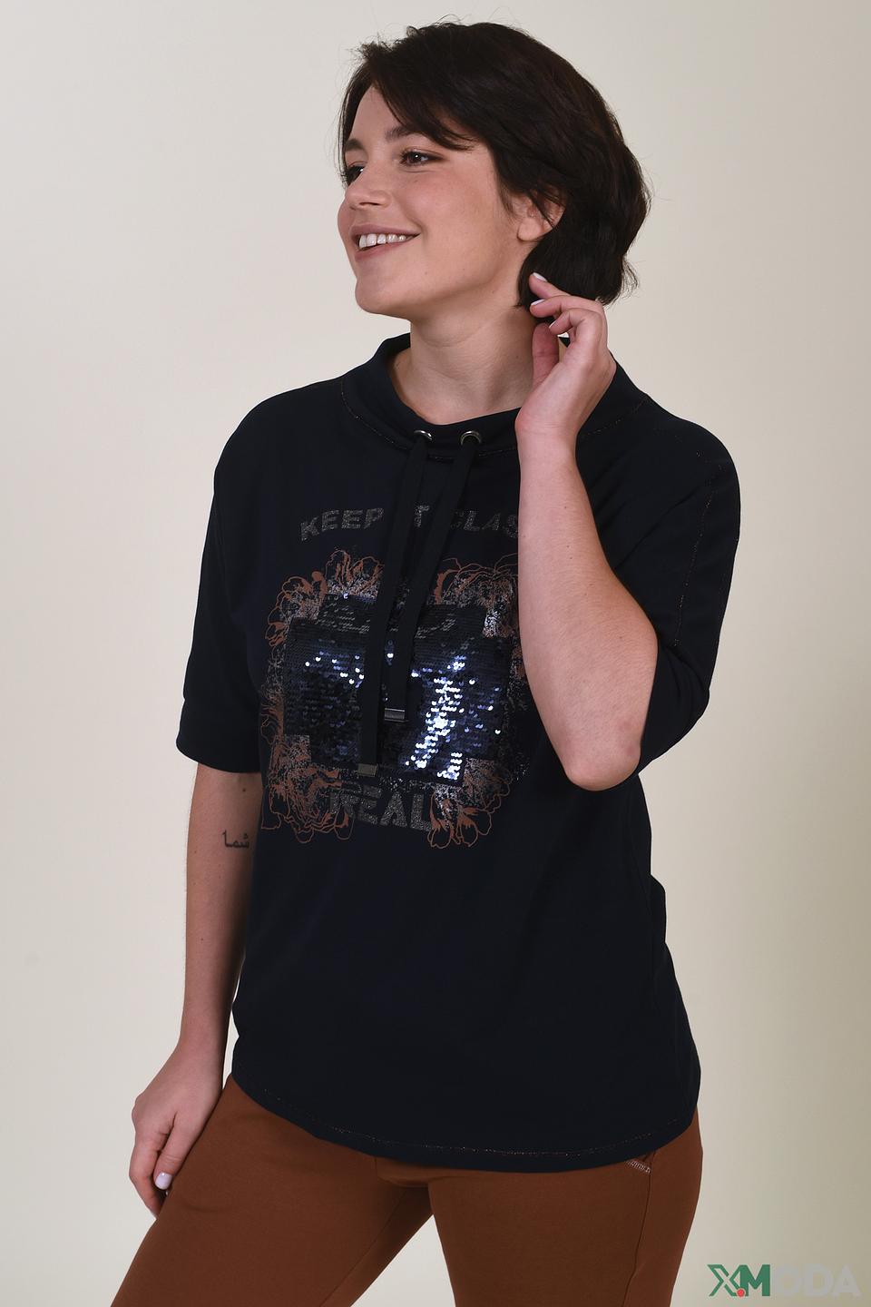 Пуловер Betty Barclay с пайетками чёрный