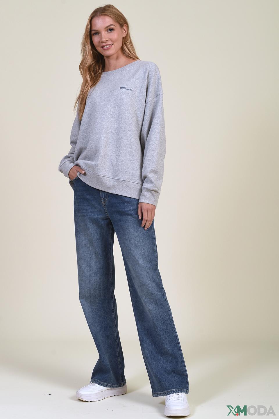 Толстовка Set женская серая