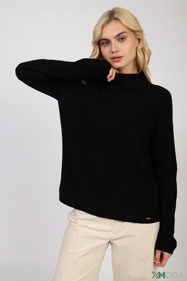 Пуловер Cinque чёрный с высоким горлом