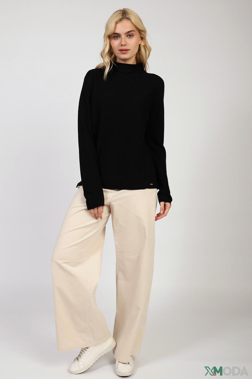 Пуловер Cinque чёрный с высоким горлом