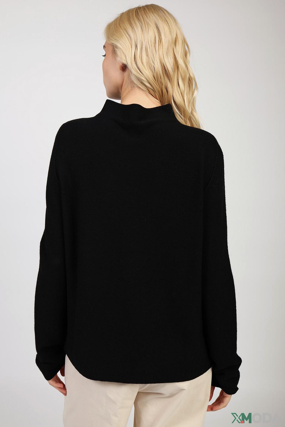 Пуловер Cinque чёрный с высоким горлом