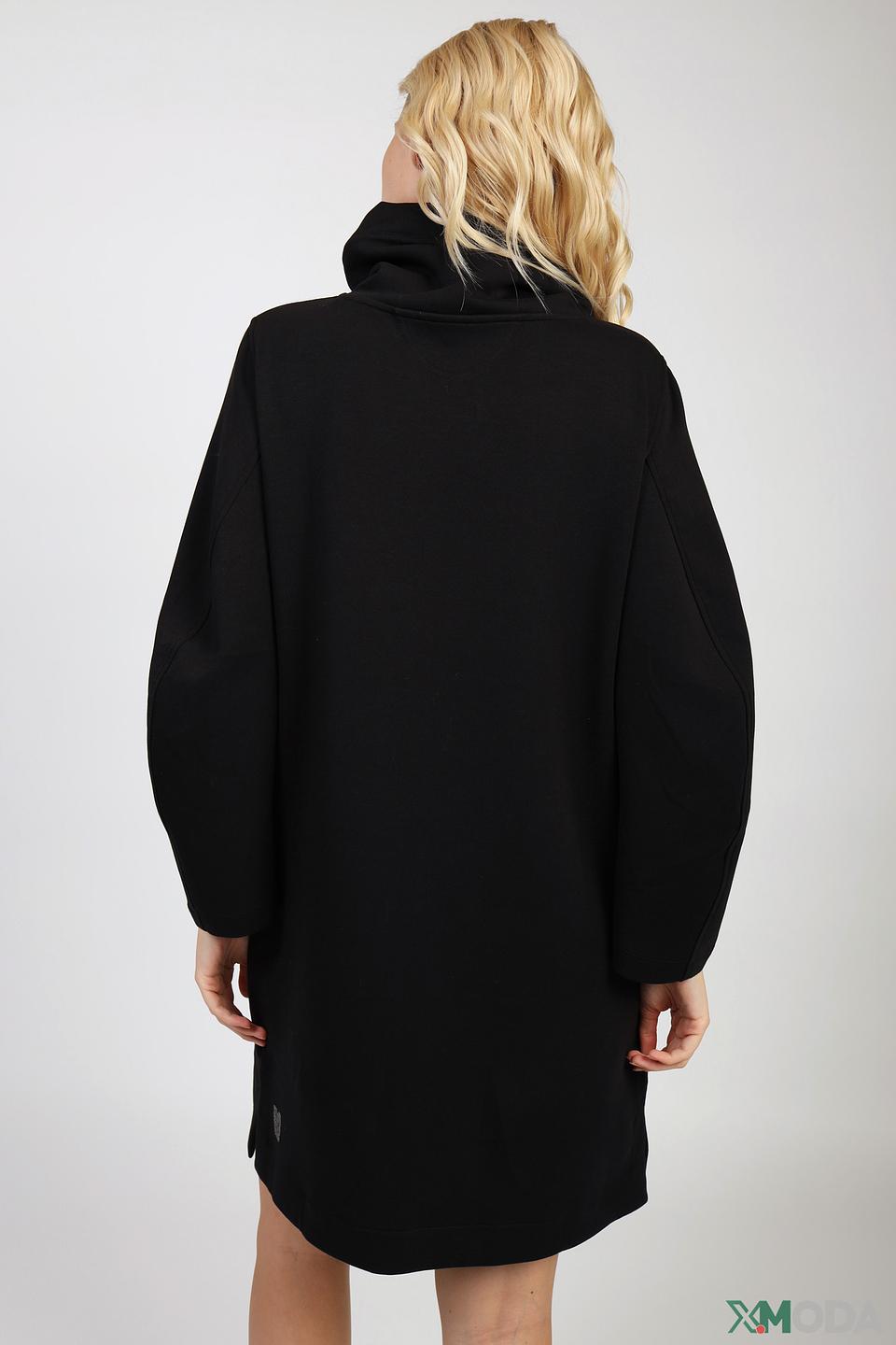 Платье Marc Cain чёрное с капюшоном