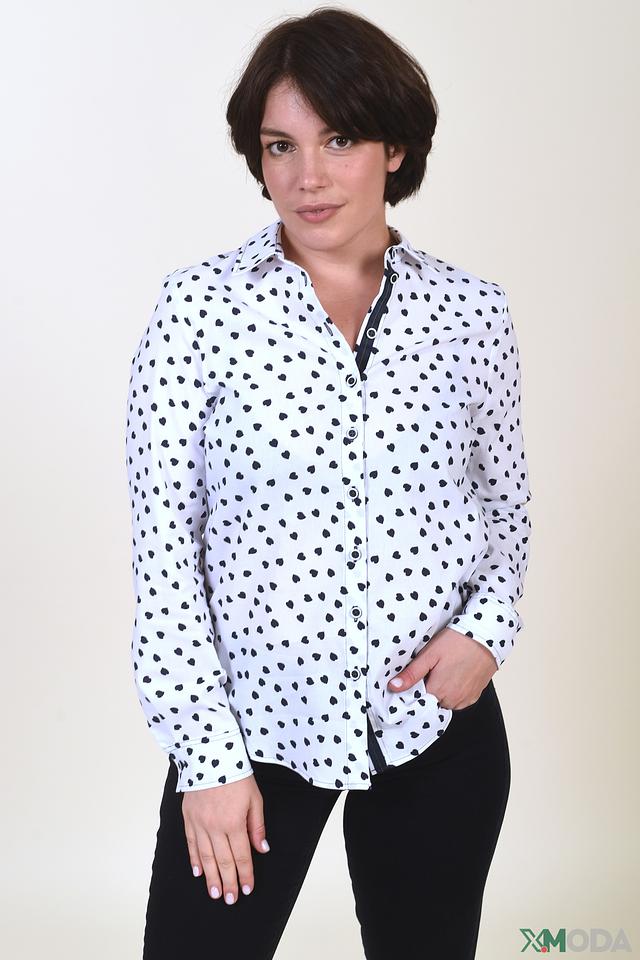 Блуза Erfo с сердечками