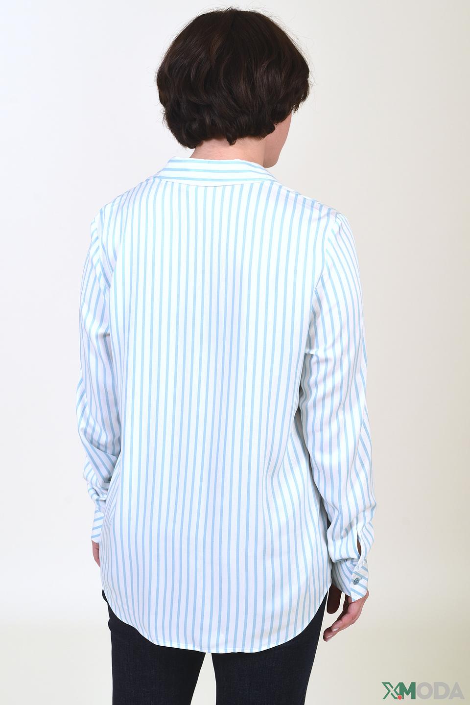 Рубашка Erfo в полоску голубую