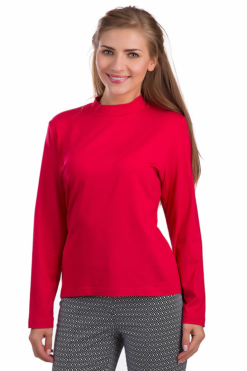 Блуза Rabe collection малиновая с горловиной