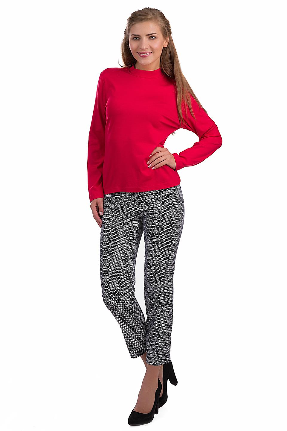 Блуза Rabe collection малиновая с горловиной