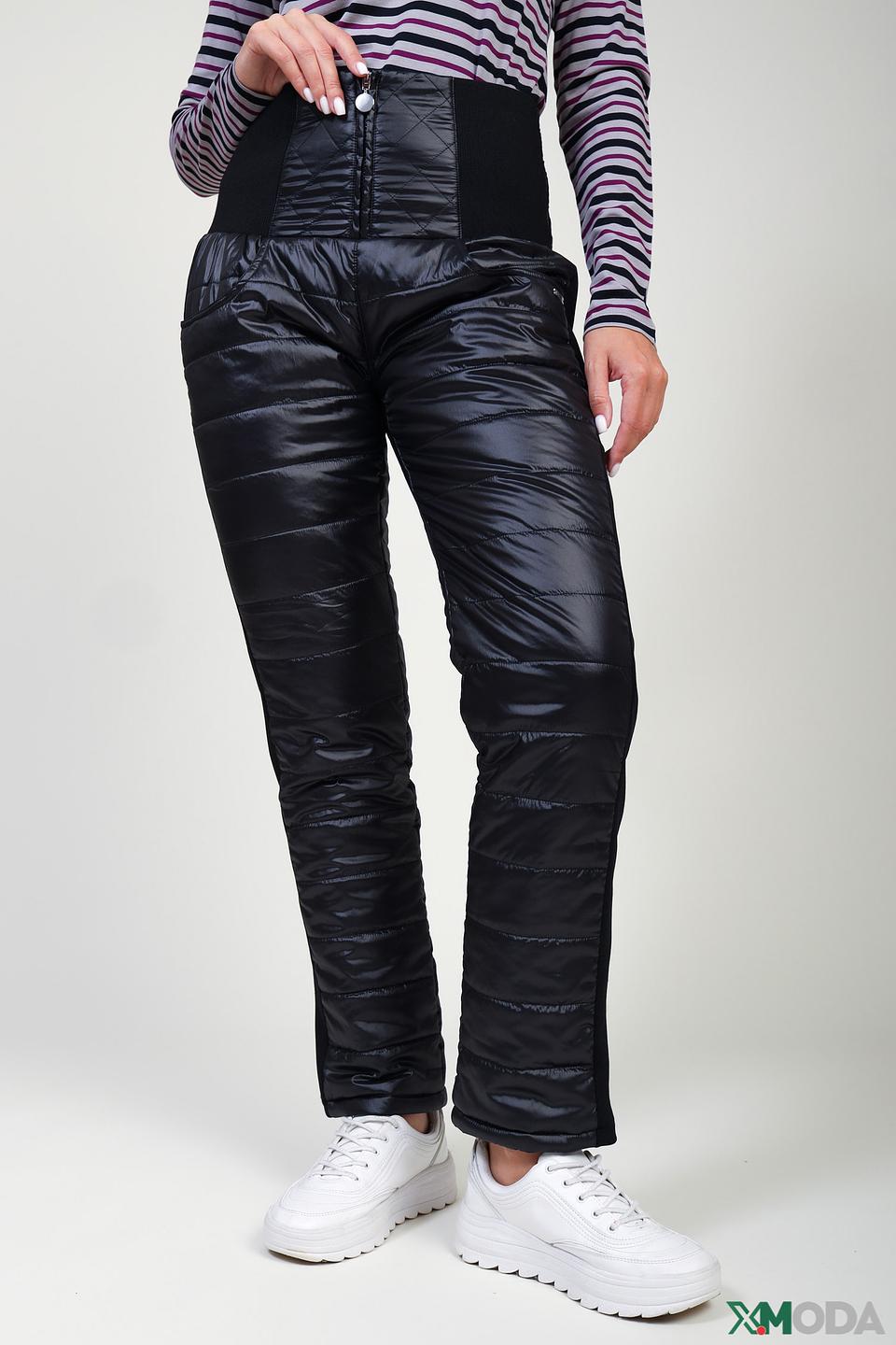 Брюки Pezzo стеганые черные