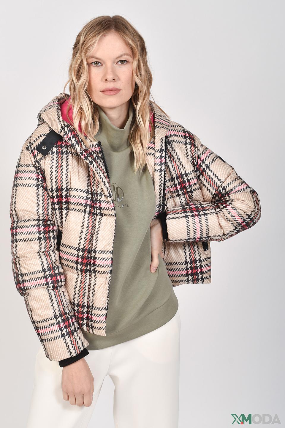 Куртка Beaumont в клетку бежевая