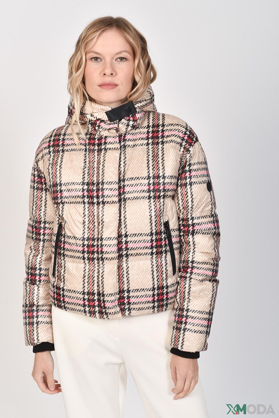 Куртка Beaumont в клетку бежевая