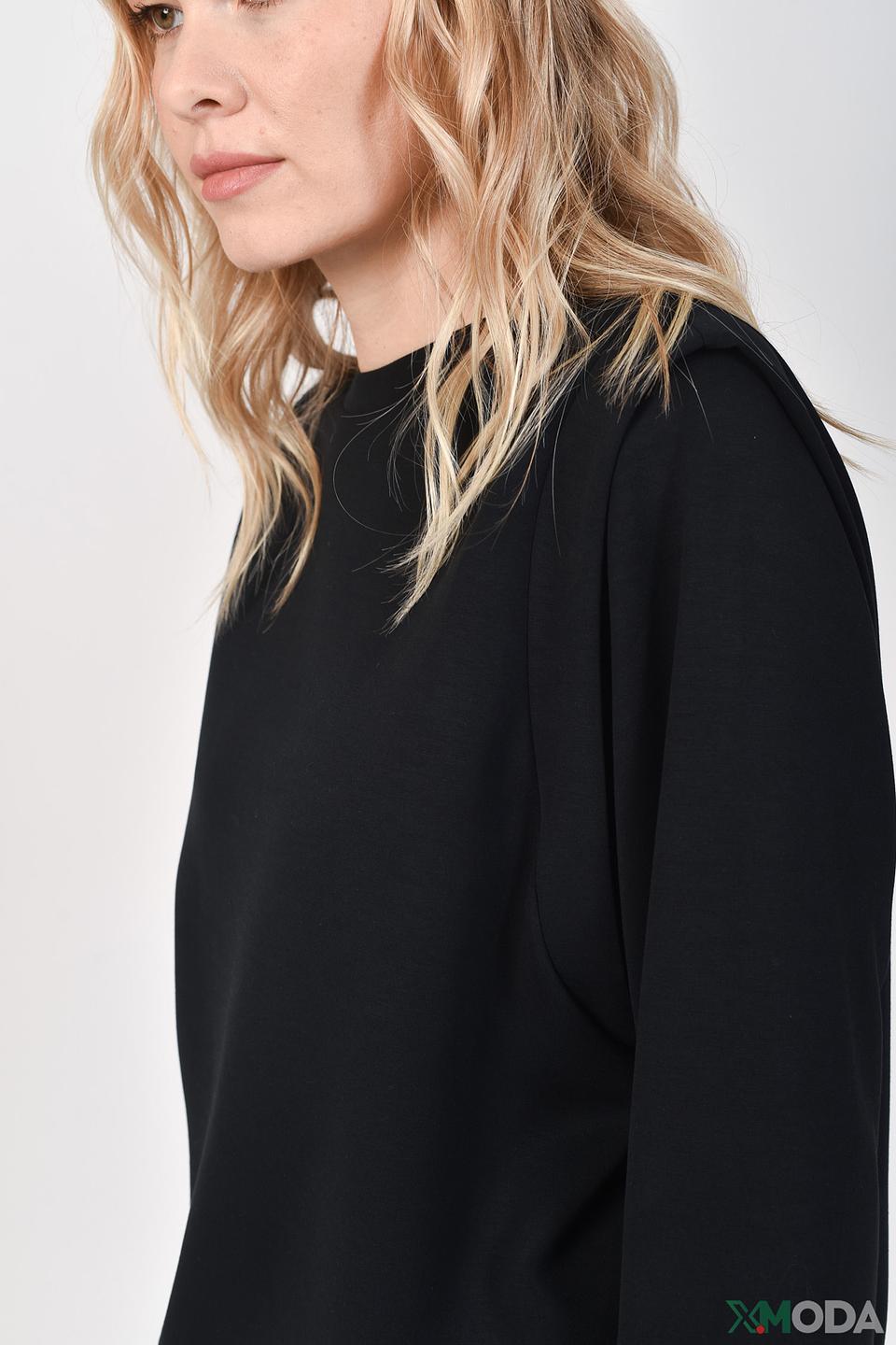 Пуловер Taifun чёрный с плечами