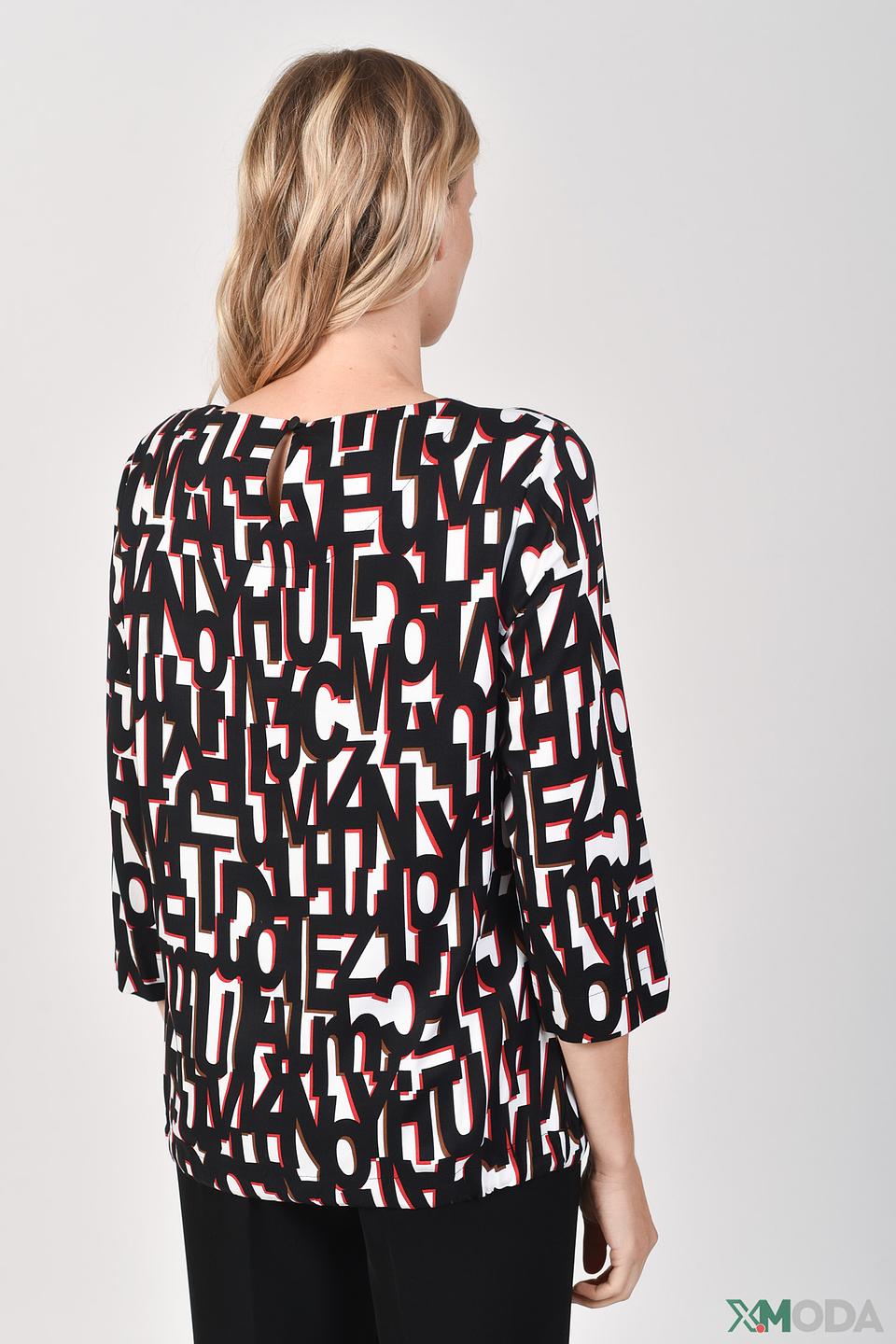 Блуза Bianca с принтом