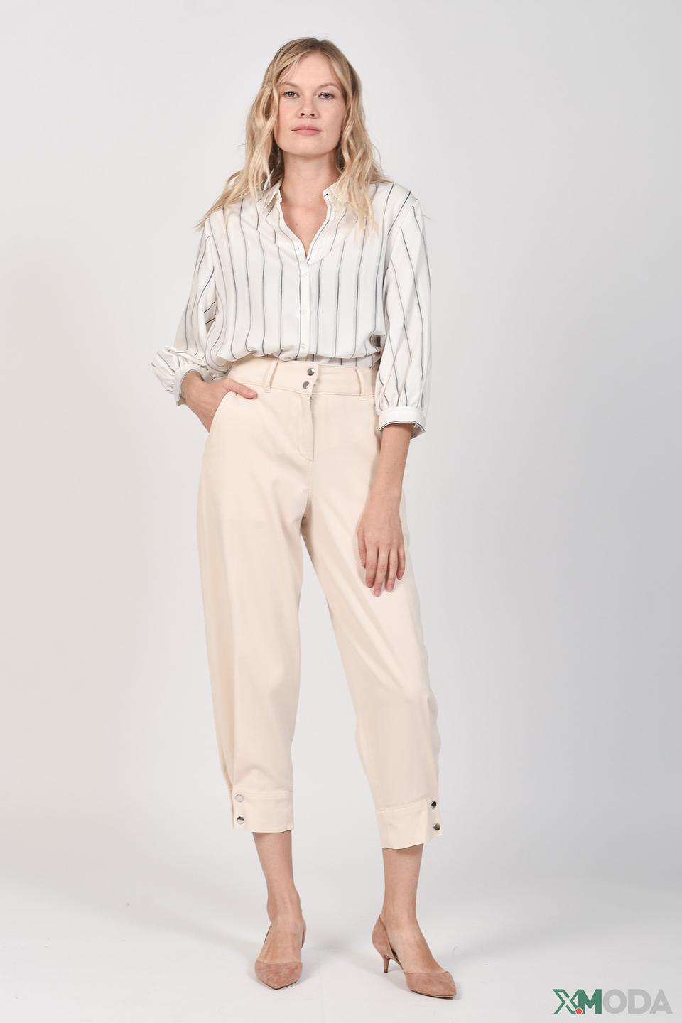 Брюки Comma кюлоты бежевые