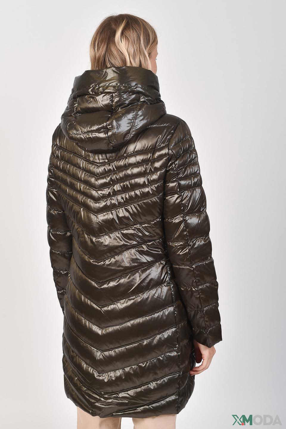 Пальто Beaumont стеганое оливковое