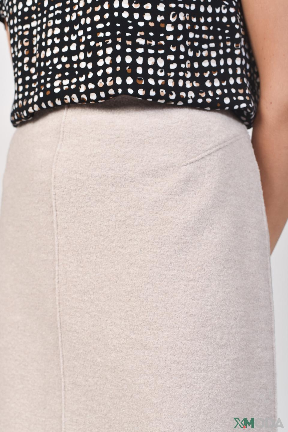 Юбка Oui бежевая прямая