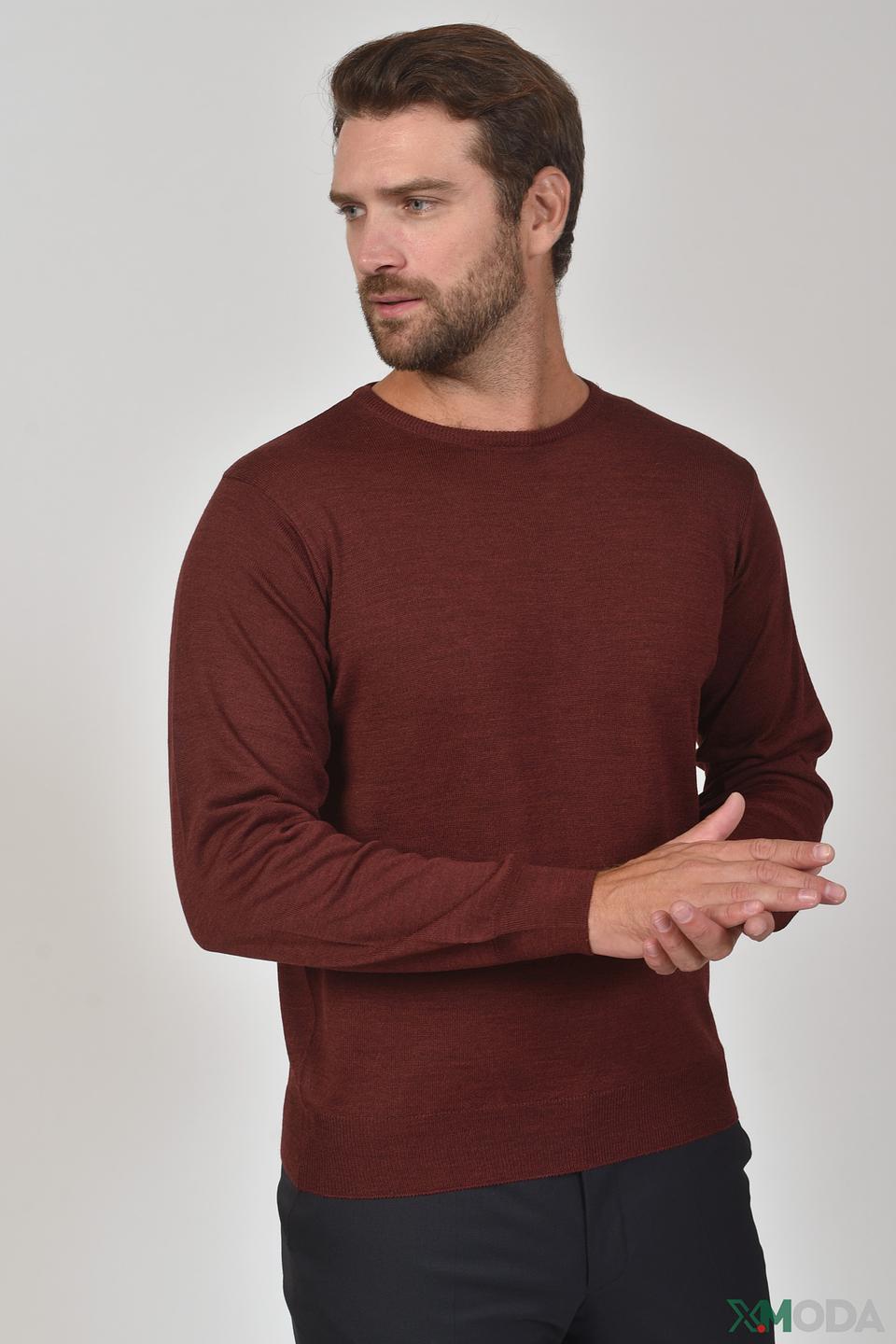 Джемпер Monte Carlo бордовый