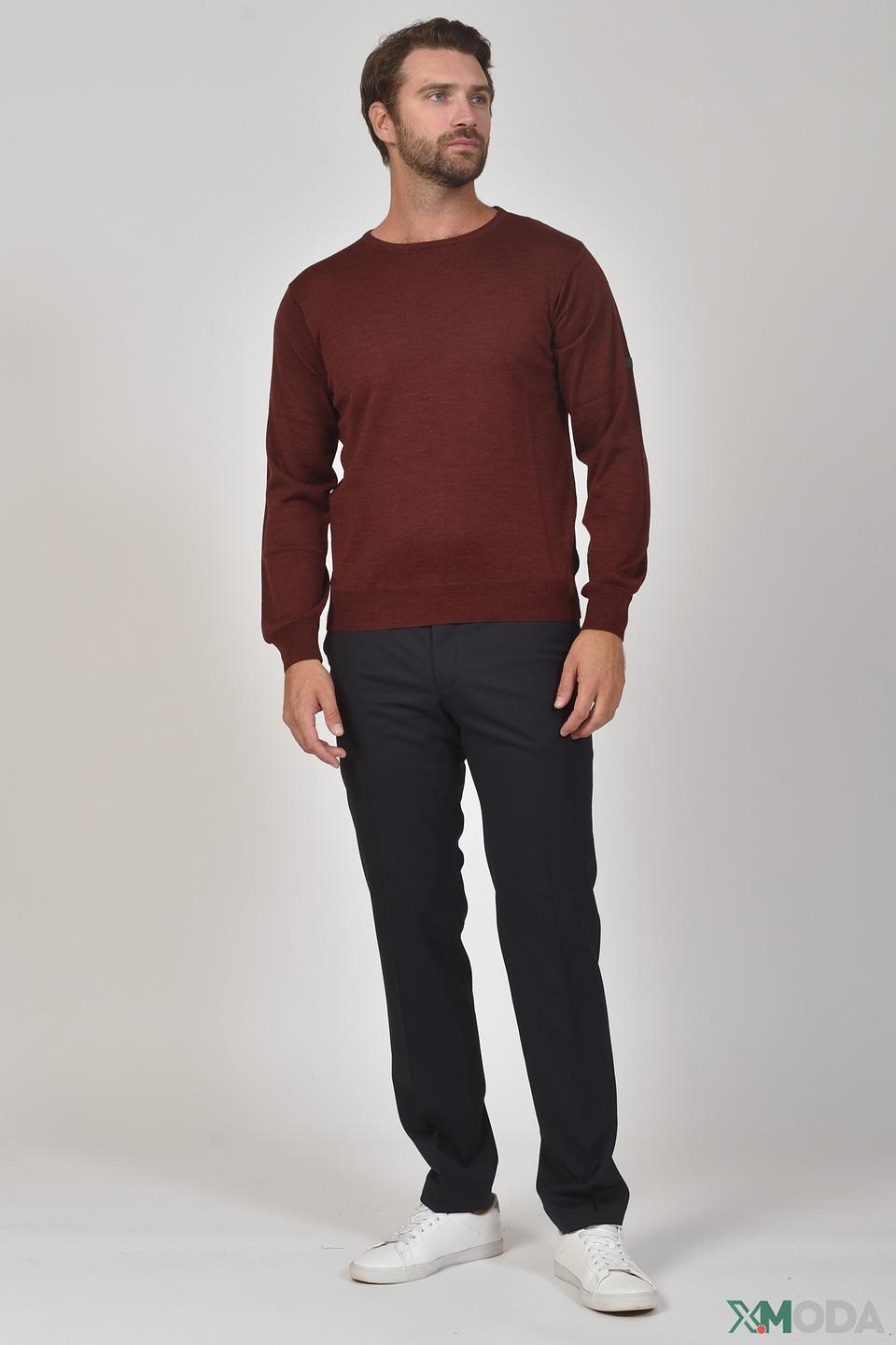 Джемпер Monte Carlo бордовый