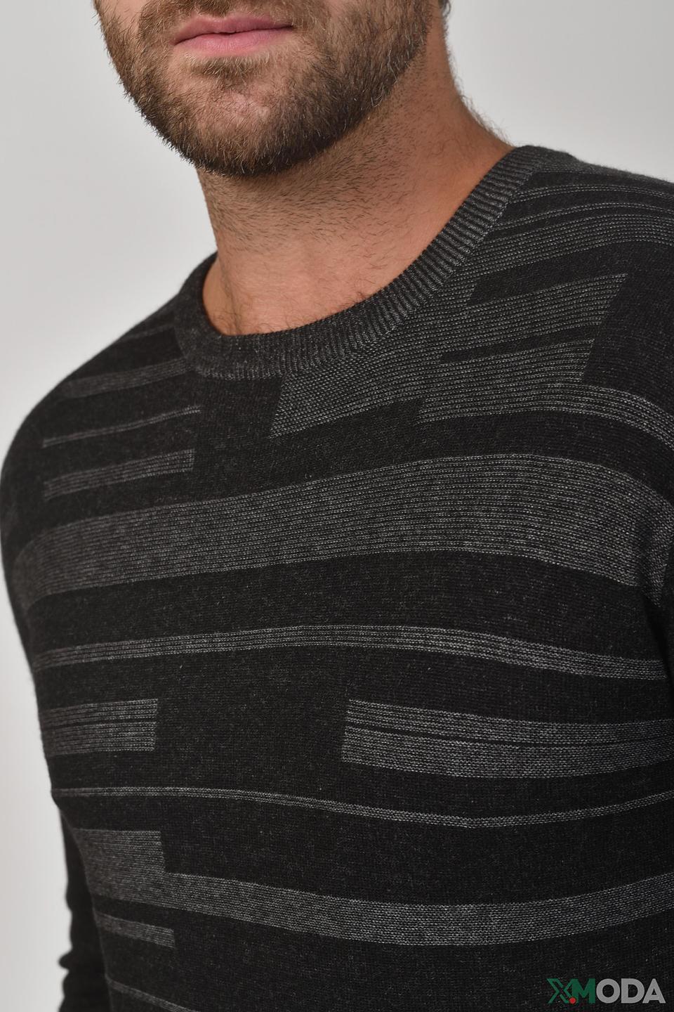 Джемпер Pezzo с полосками чёрный