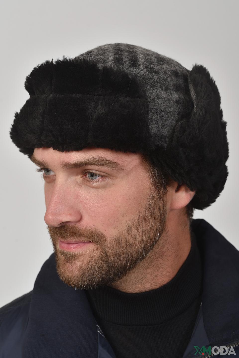 Шапка-ушанка Wegener чёрная