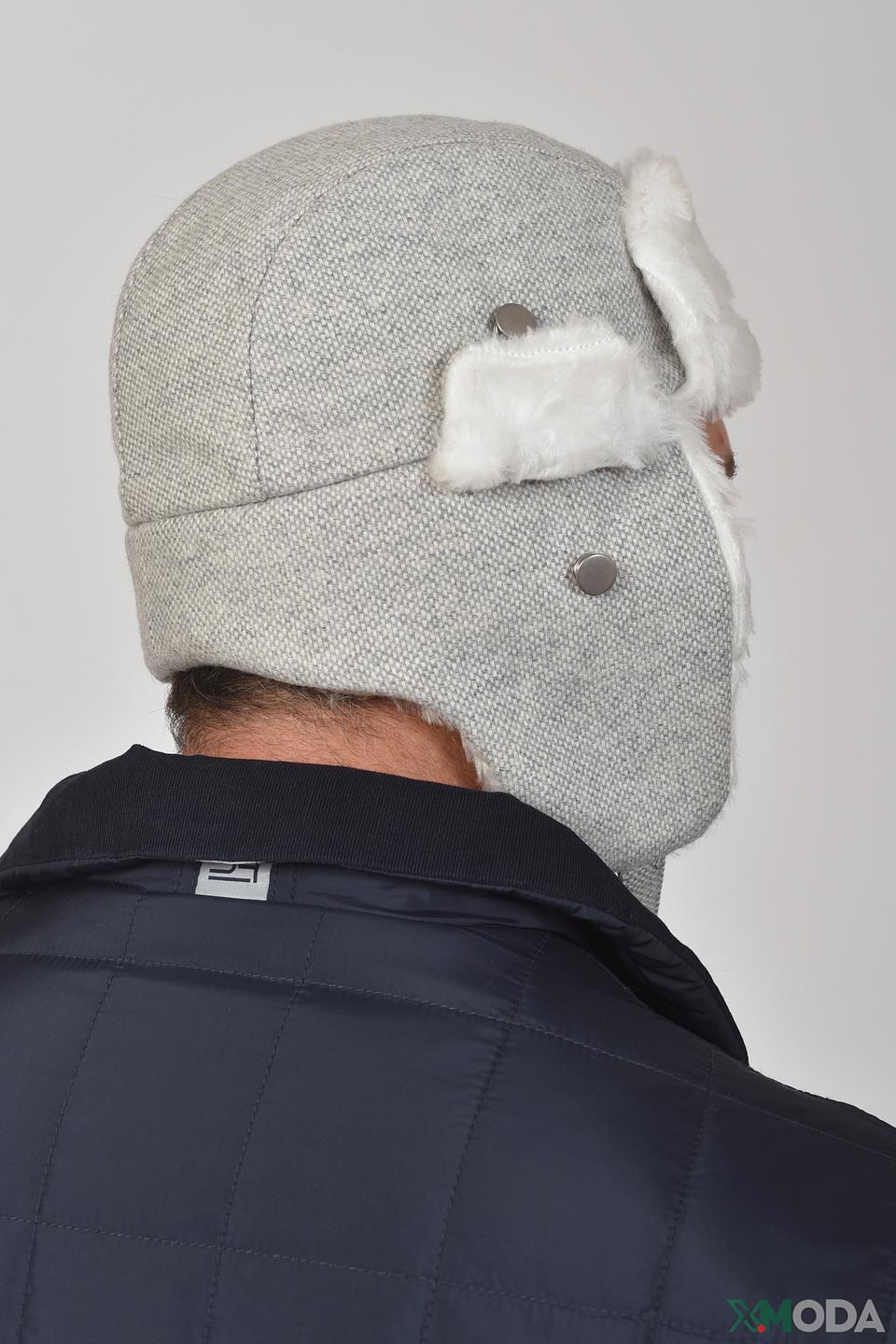 Шапка-ушанка Wegener серая