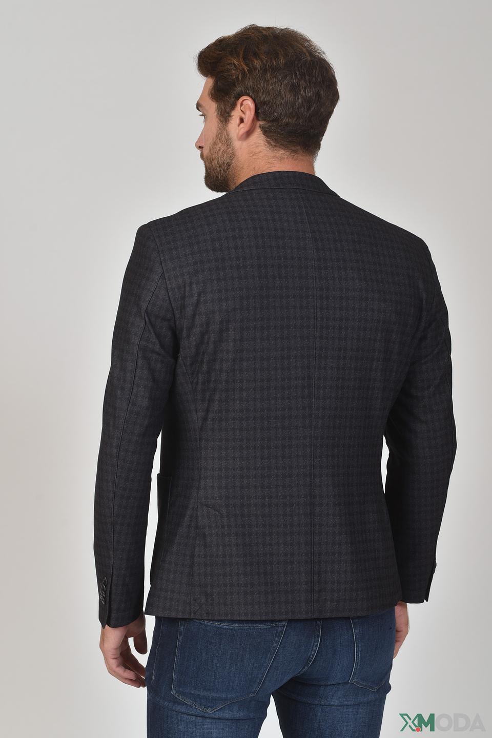 Пиджак Calamar в клетку серый